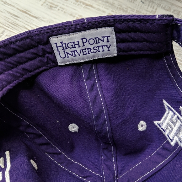 High Point University Panthers Purple Cap Hat HPU - Picture 6 of 7
